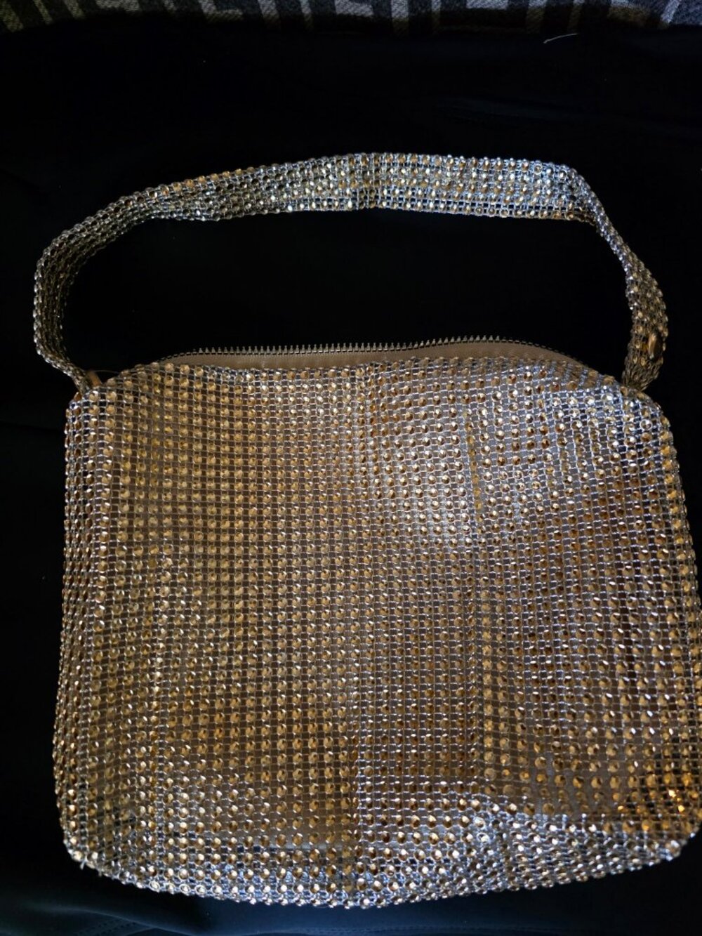 Gold Sparkly Fashion Shoulder Bag